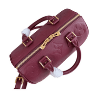 Louis Vuitton Speedy Bandoulière 25 Burgundy Tote Bag