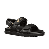 DIORACT SANDAL Black Lambskin