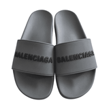 Balenciaga Logo Print Grey