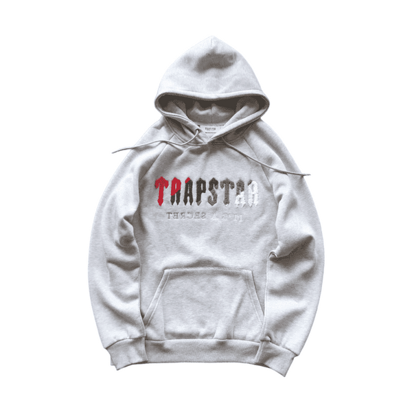 Trapstar Tracksuit Grey Red White