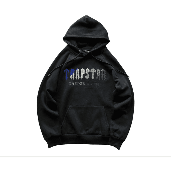 Trapstar Tracksuit Black Blue Grey
