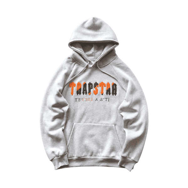 Trapstar Tracksuit Grey Orange