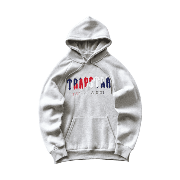 Trapstar Tracksuit Grey Blue Red
