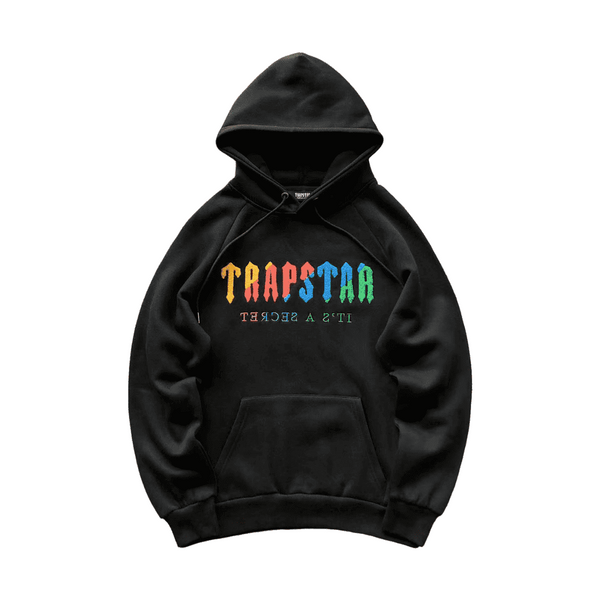 Trapstar Tracksuit Black Colorful