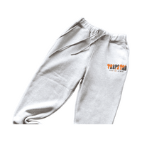 Trapstar Tracksuit Grey Orange