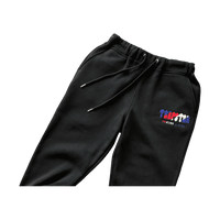 Trapstar Tracksuit Black Blue Red