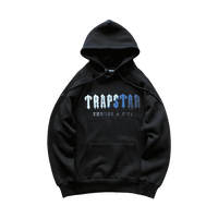 Trapstar Tracksuit Black White Blue