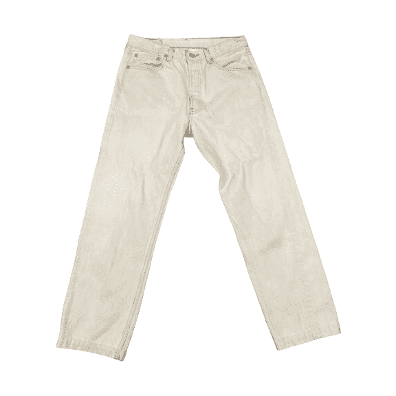 Levi's 501 Cream Jeans