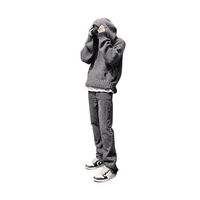 Levi's 517 Bootcut Washed Black Jans