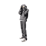 Levi's 517 Bootcut Washed Black Jans