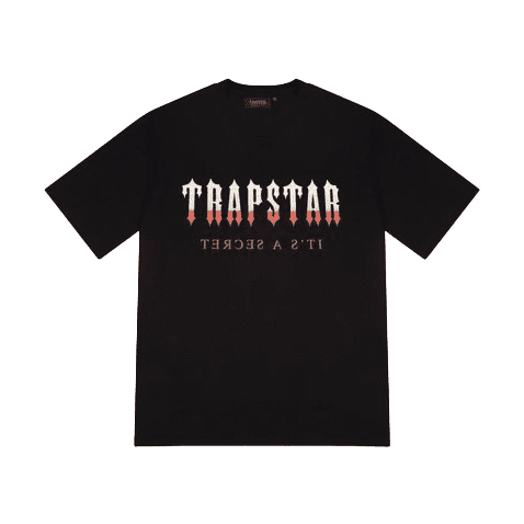 Trapstar Its A Secret T-shirt Black Orange