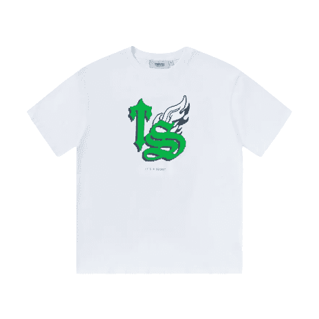Trapstar Green TS T-shirt White