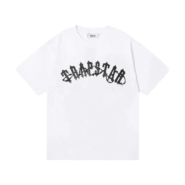 Trapstar Barbed Wire Arch White T-shirt