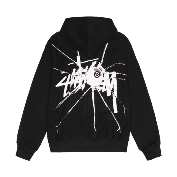 Stussy Shattered Zip Hoodie Black