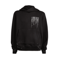 Amiri Embroidered Paint Drip Hoodie