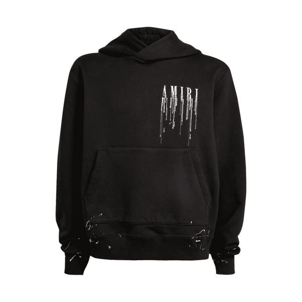 Amiri Embroidered Paint Drip Hoodie