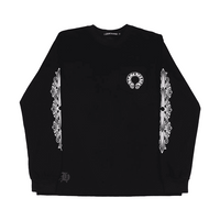 Chrome Hearts Scroll Label Black Hoodie