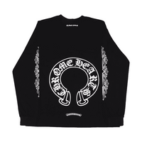 Chrome Hearts Scroll Label Black Hoodie