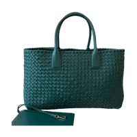 Bottega Veneta Large Cabat Dark Green