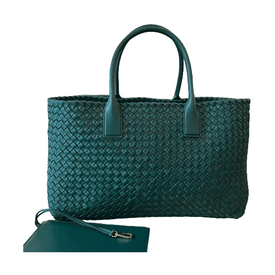 Bottega Veneta Large Cabat Dark Green