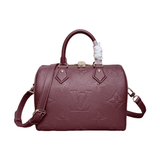 Louis Vuitton Speedy Bandoulière 25 Burgundy Tote Bag