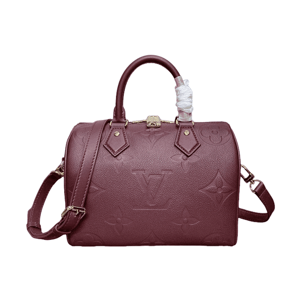 Louis Vuitton Speedy Bandoulière 25 Burgundy Tote Bag