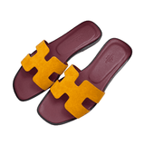 Hermes Oran Purple Yellow