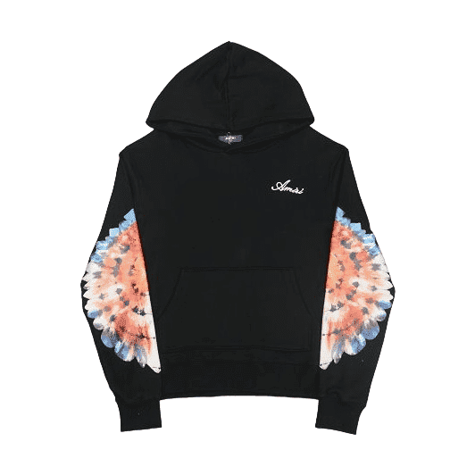 Amiri Feathers Sleeve Design Hoodie