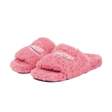 Pink Balenciaga Cloth Slides