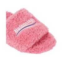 Pink Balenciaga Cloth Slides