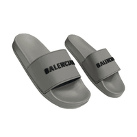 Balenciaga Logo Print Grey