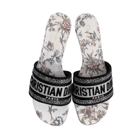 Dior Dway Heeled White Floral