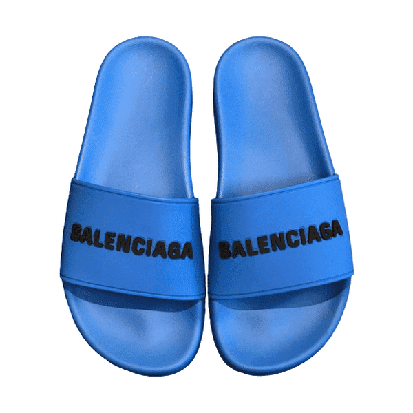 Balenciaga Blue Slides
