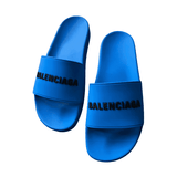 Balenciaga Blue Slides
