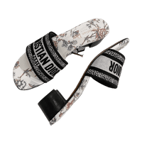 Dior Dway Heeled White Floral