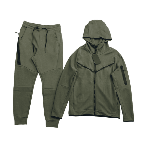 Nike Tech Fleece Tracksuit Green