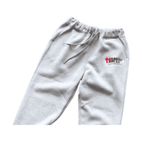 Trapstar Tracksuit Grey Red White