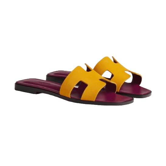 Hermes Oran Purple Yellow