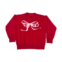 Red Ribbon Sweater