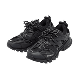 Balenciaga Track Black Reflective ribbon