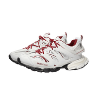 Balenciaga Track Sneaker White Burgundy