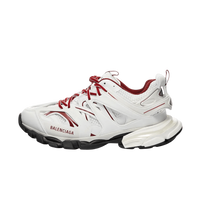 Balenciaga Track Sneaker White Burgundy