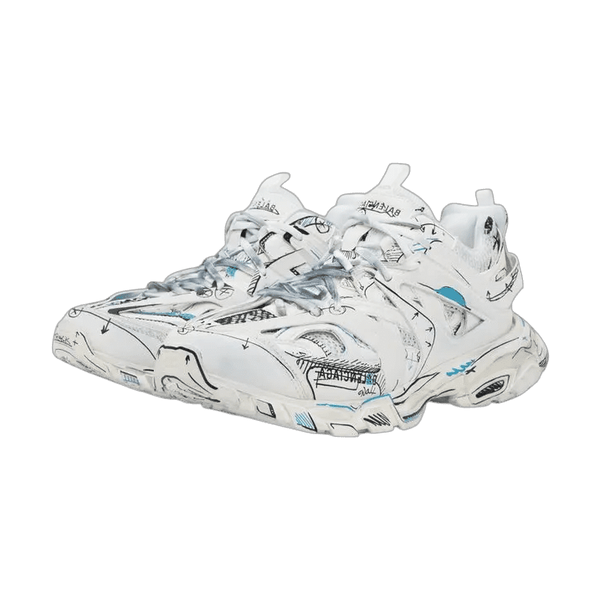 Balenciaga Track Graffiti White