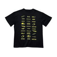 Corteiz Logos T-shirt Black
