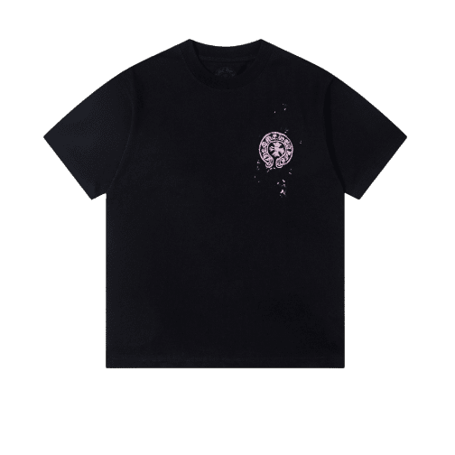 Chrome Hearts Pink Cross T-shirt