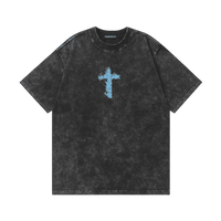Chrome Hearts Flaming Blue Cross T-shirt