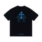 Chrome Hearts Blue Crosses T-shirt