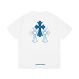Chrome Hearts Blue Crosses T-shirt