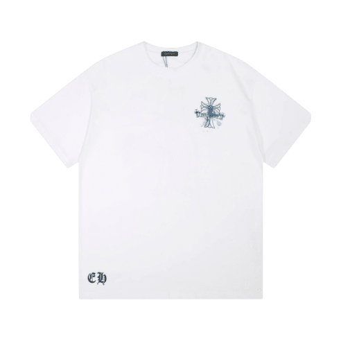 Chrome Hearts Blue Graffiti T-shirt