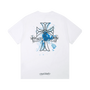 Chrome Hearts Blue Graffiti T-shirt